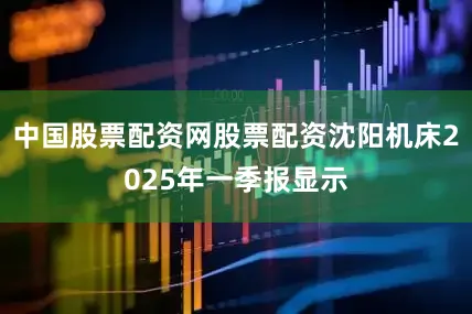 中国股票配资网股票配资沈阳机床2025年一季报显示